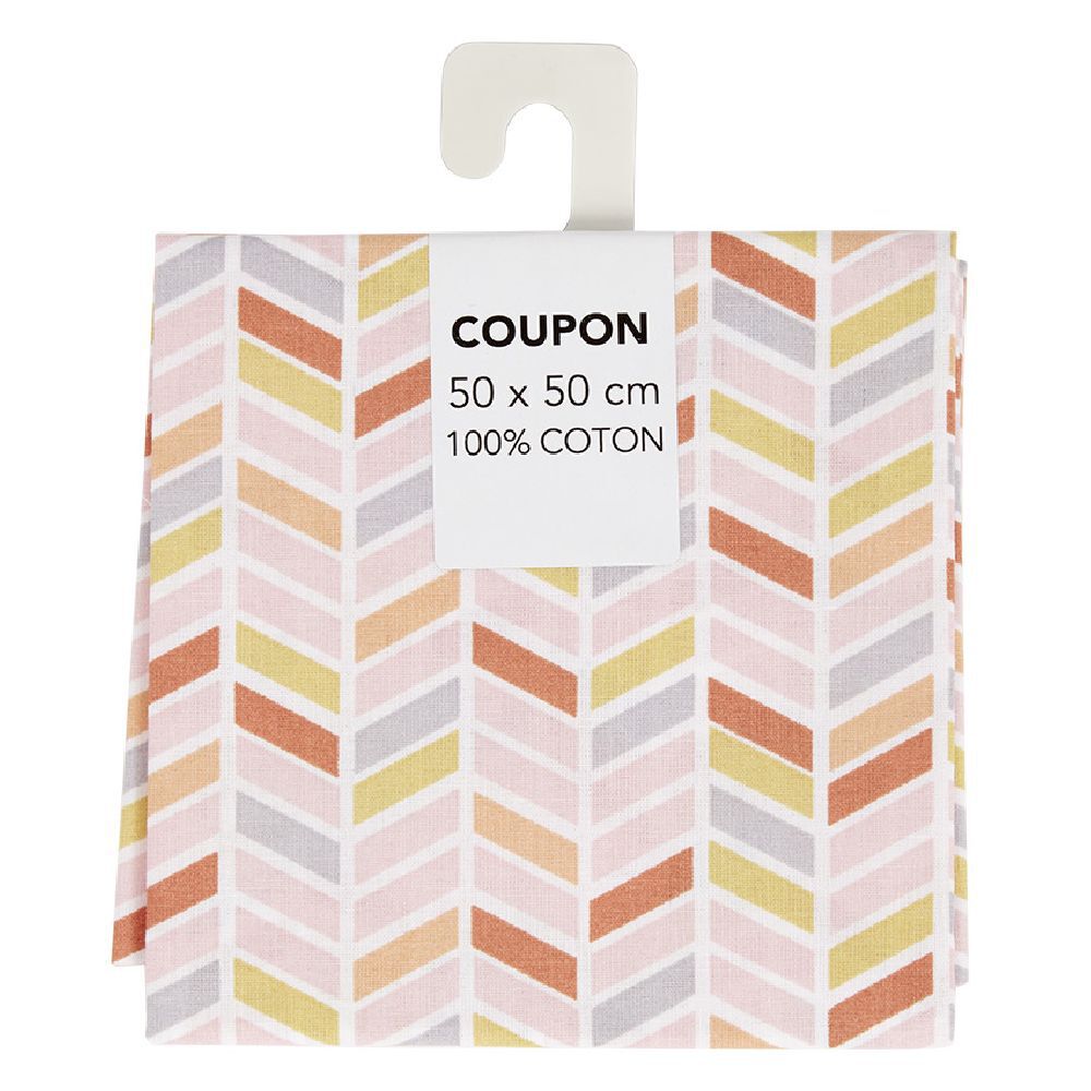 Coupon tissu 100% coton 50x50cm