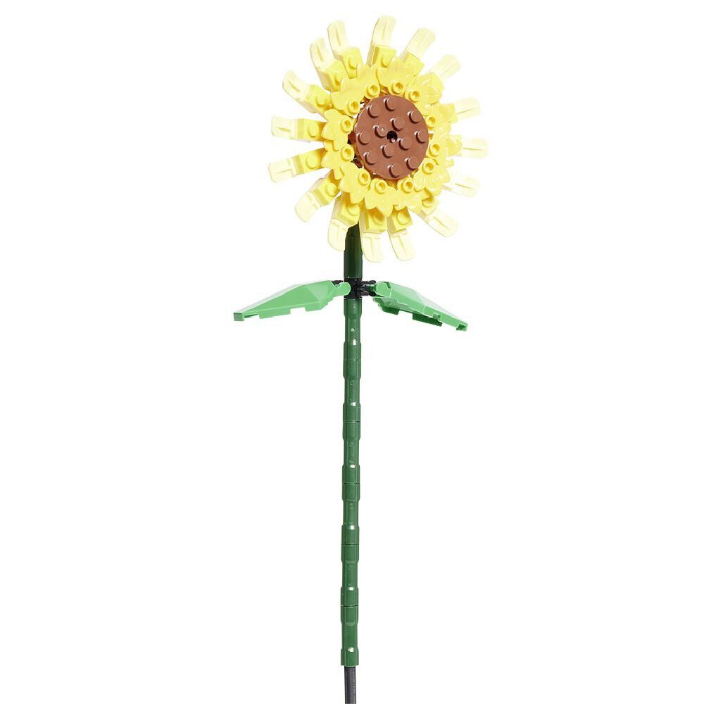 Tournesol fleur à construire H16cm 70 pièces - 4 modèles