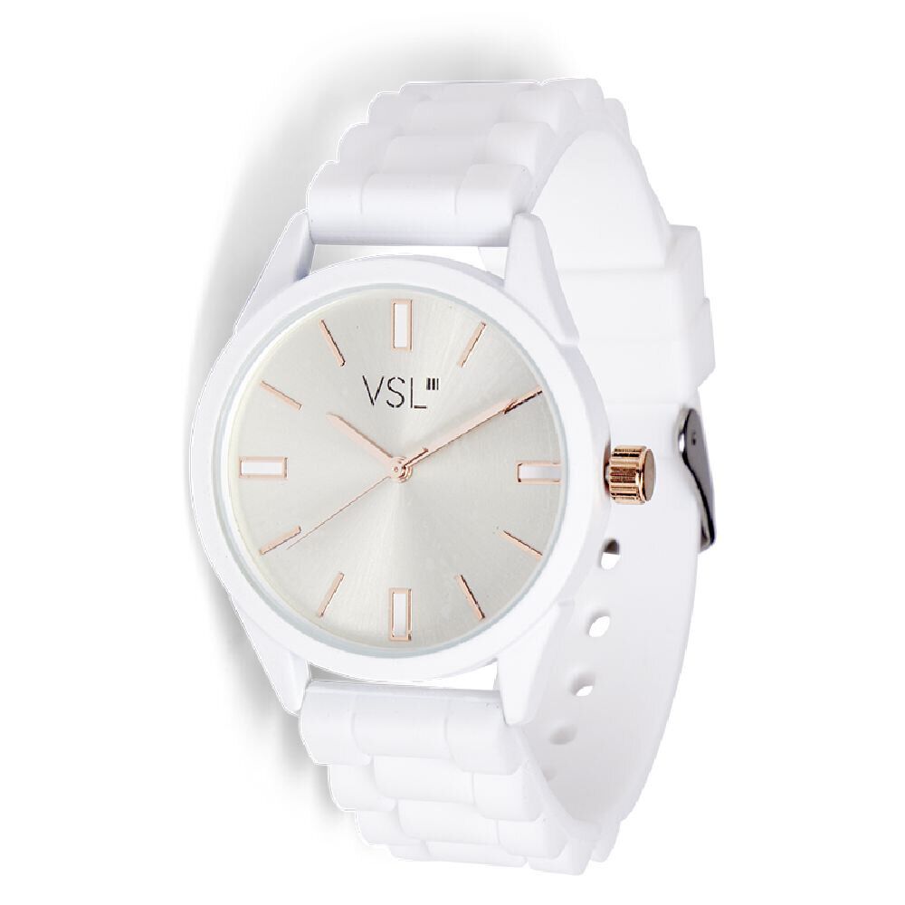 Montre bracelet silicone blanc