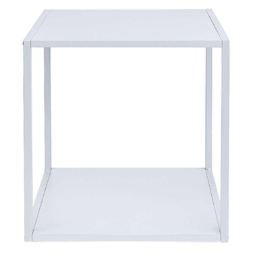Structure Box Cube 35x30x35cm métal blanc