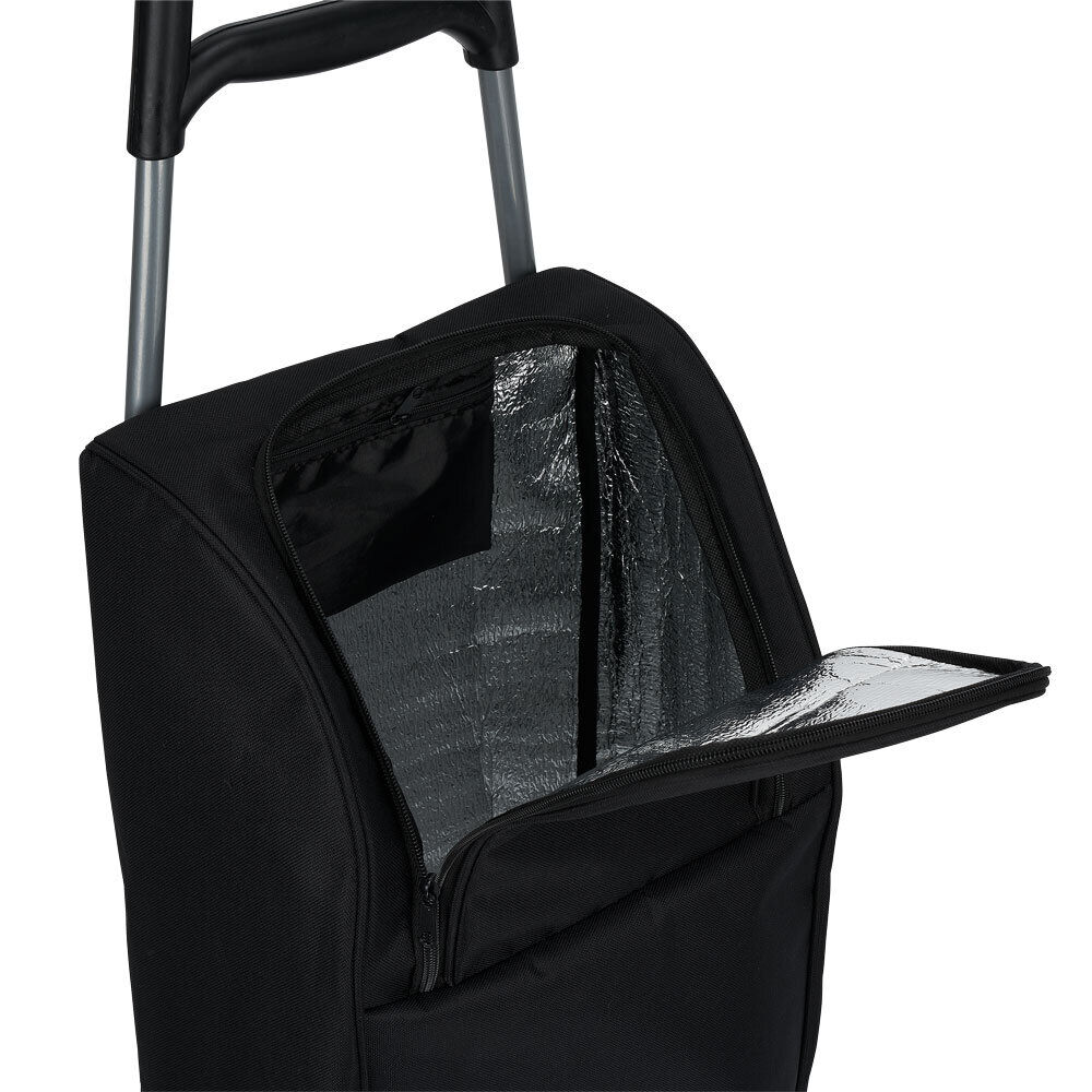 Chariot de course isotherme noir 22L