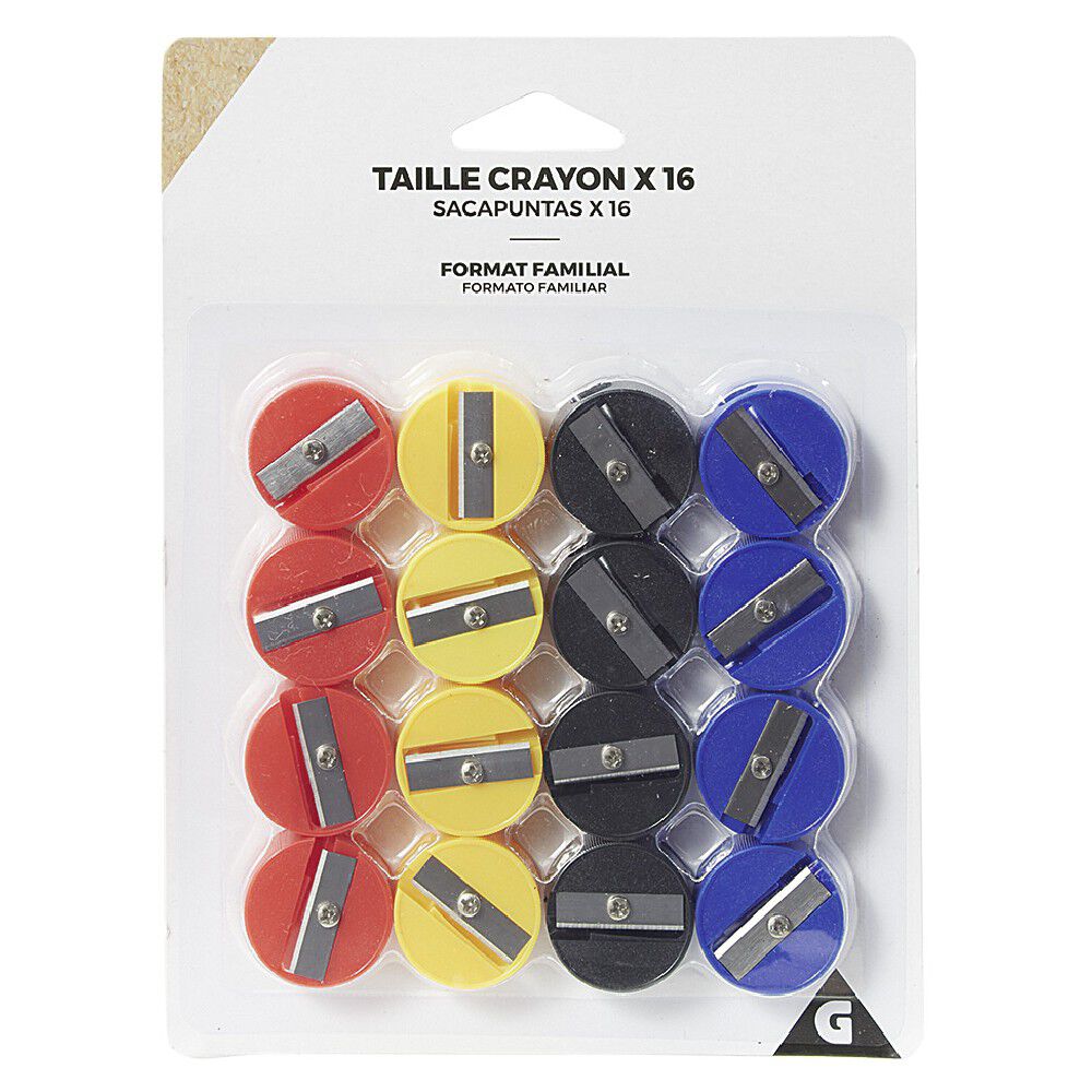 Taille crayon x16  format familial