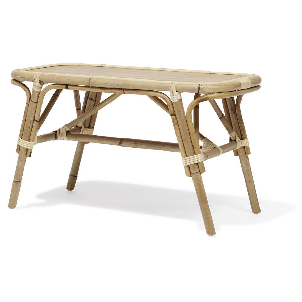 Banc bout de lit Malang rotin naturel - L80xP40xH46 cm