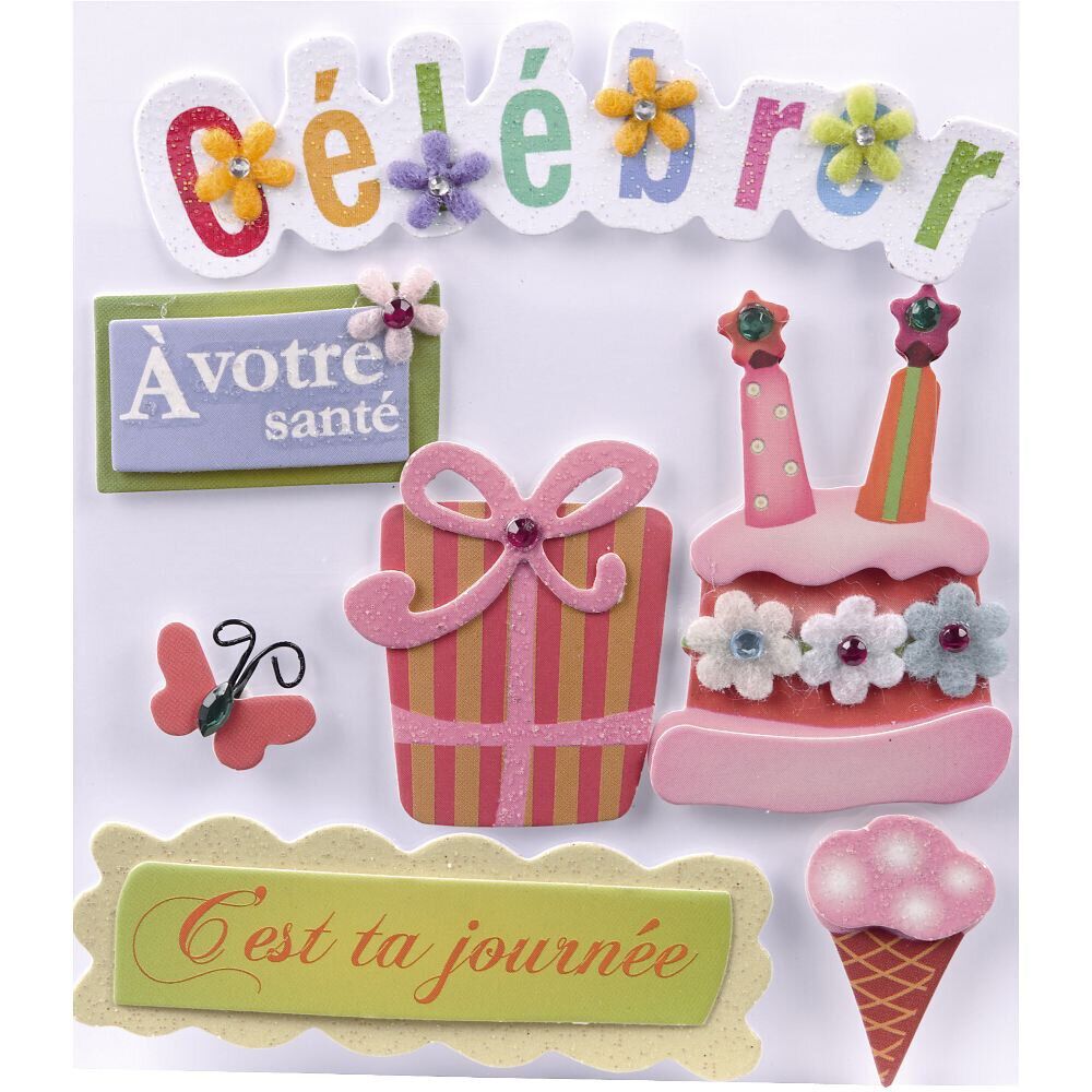 Set accessoires déco scrapbooking