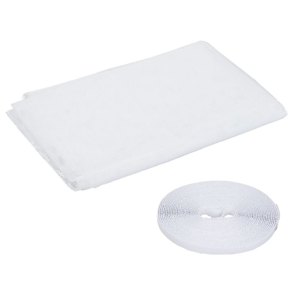 Moustiquaire aggripante pour fenêtre polyester blanc 125x160cm