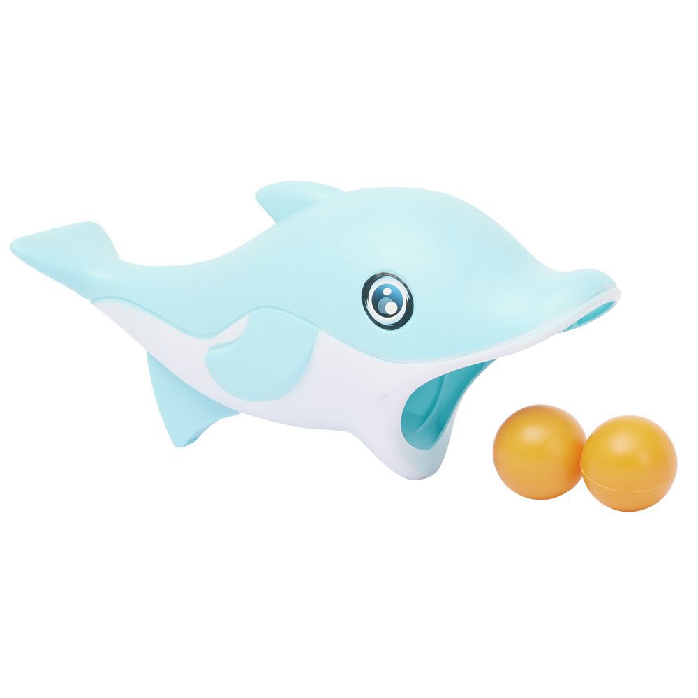 Lanceur forme animal aquatique avec 2 balles