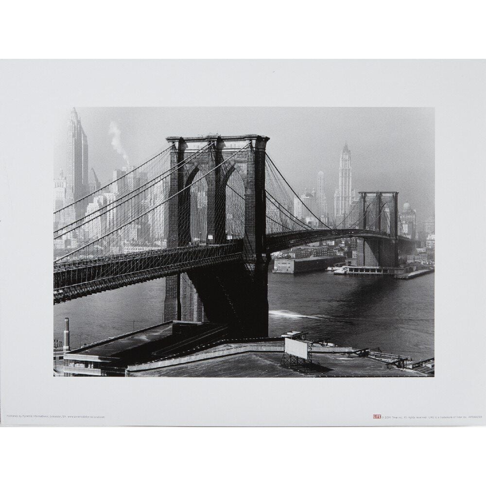 Affiche déco Pont de Brooklyn Andreas Feininger
