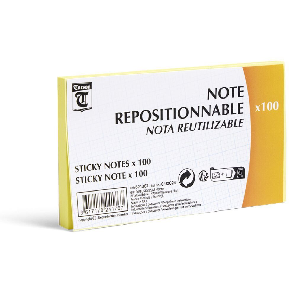 Note repositionnable x100