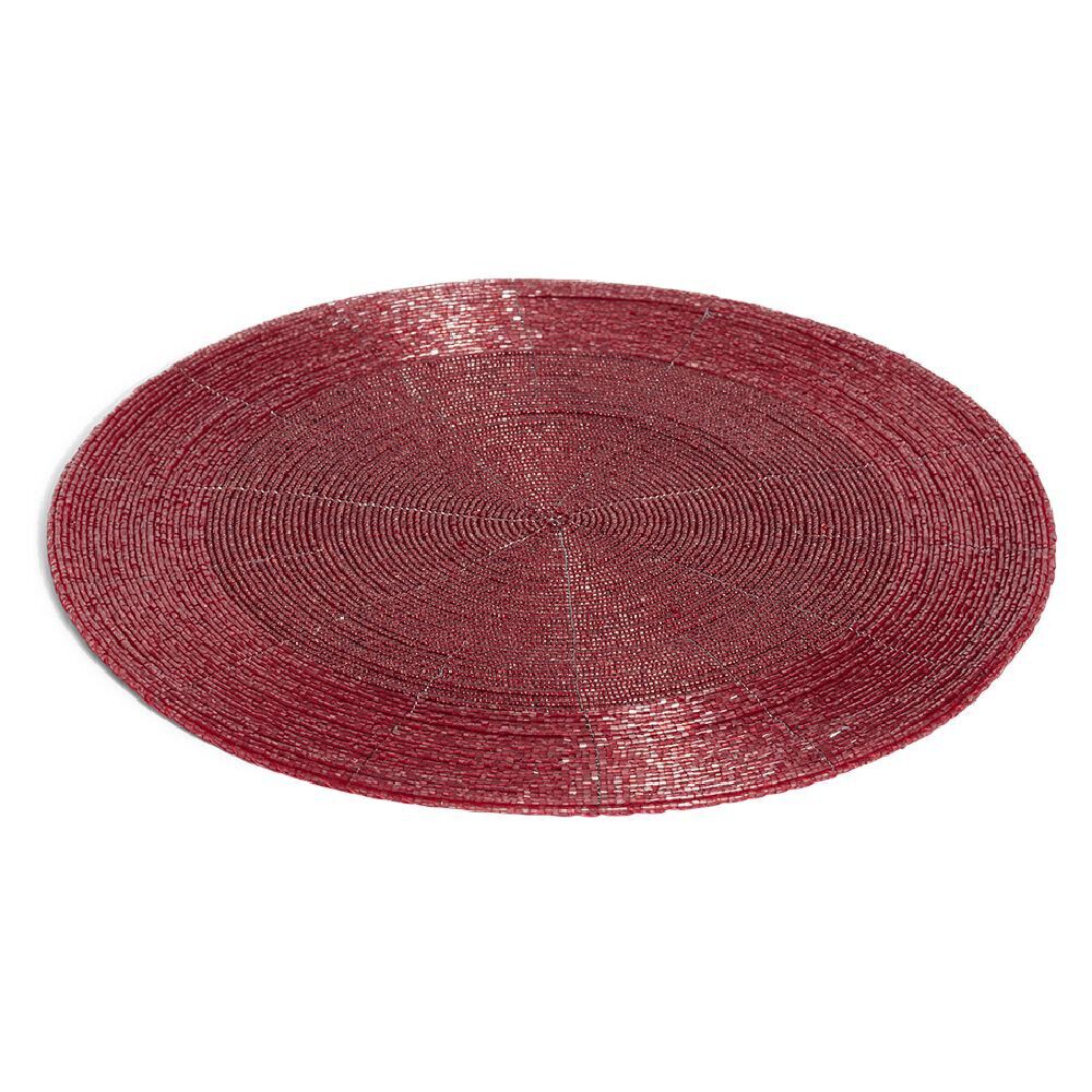 Set de table rond brillant Ø33cm - 4 modèles