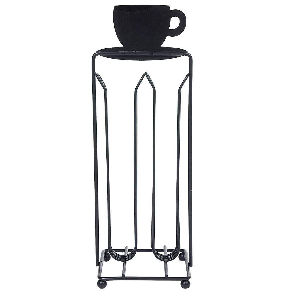 Porte capsules à café en métal design tasse noir