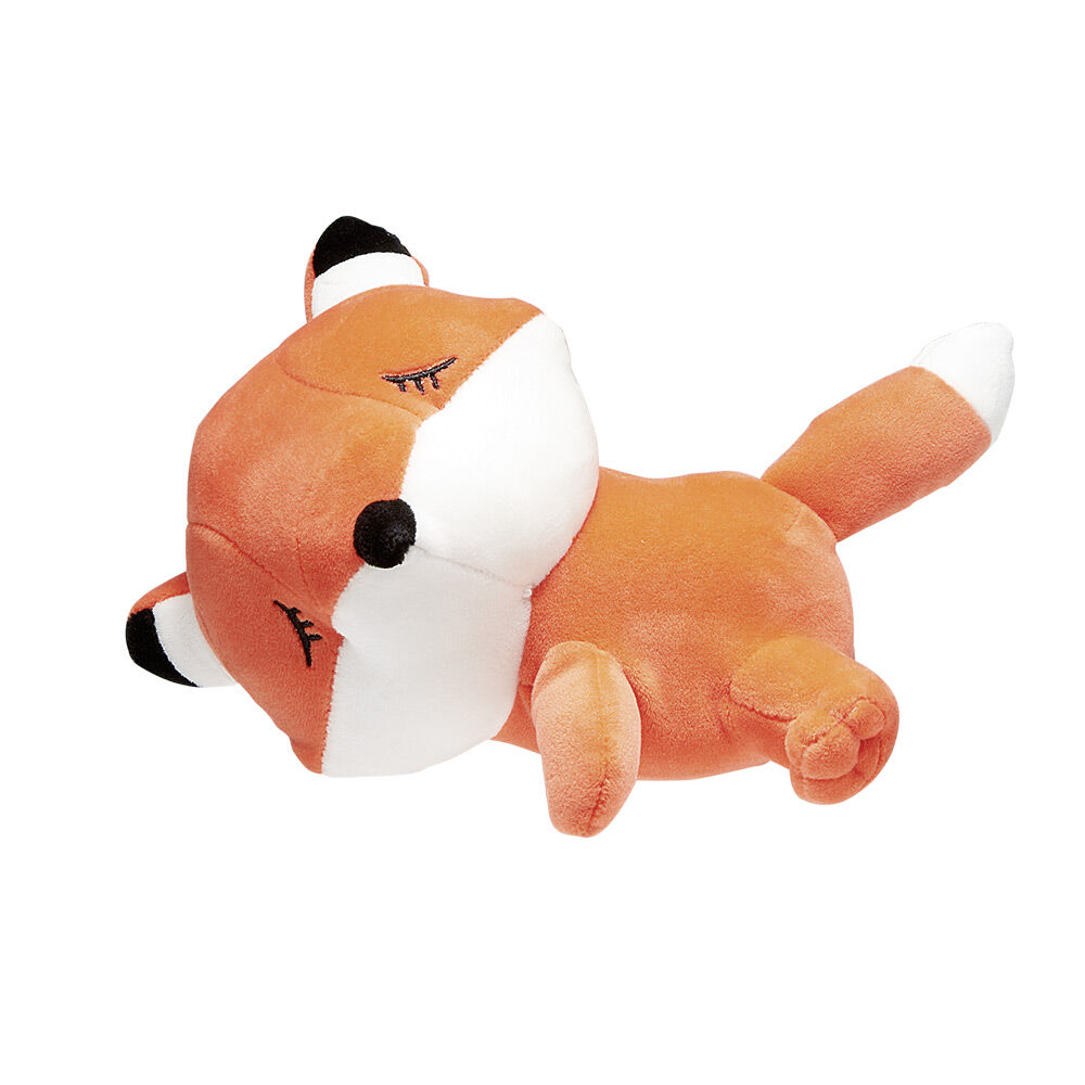 Peluche renard douceur orange et blanc