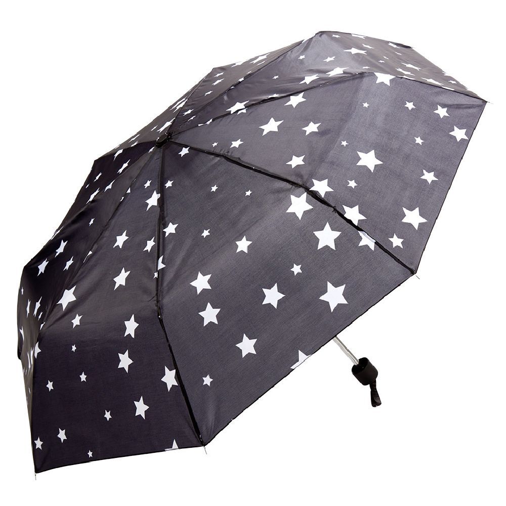 Parapluie manuel étoile noir L28 cm