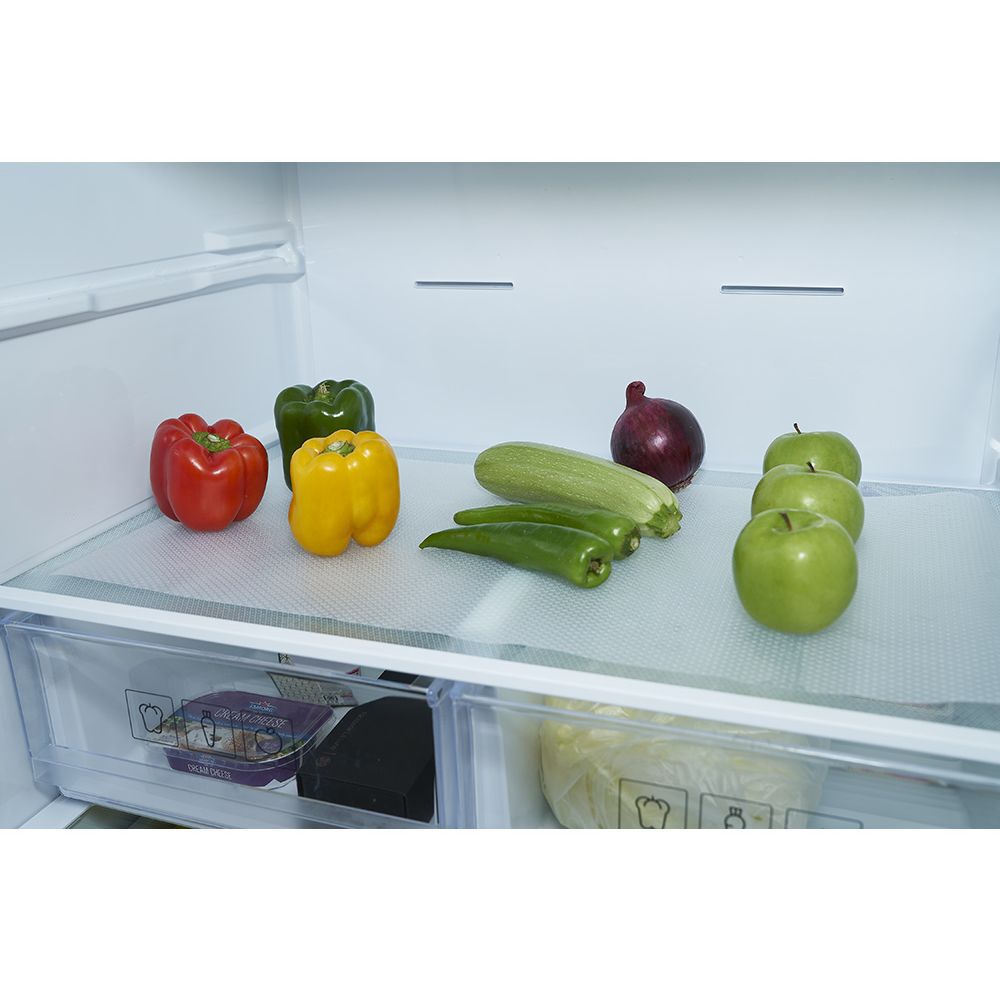 Tapis de réfrigérateur blanc transparent