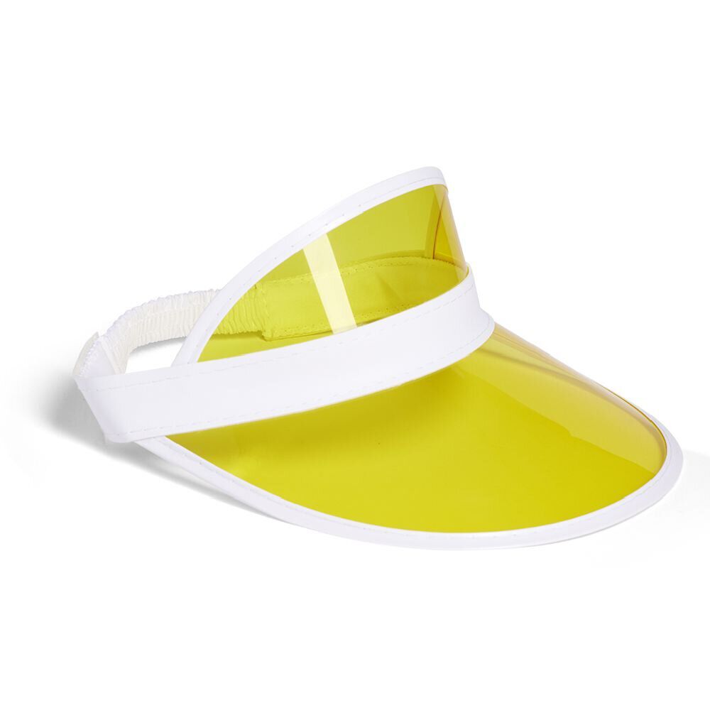 Casquette visière adulte jaune