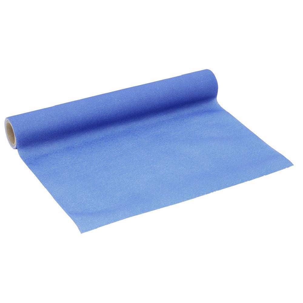 Chemin de table en papier voie sèche bleu nuit 40x5,2 cm