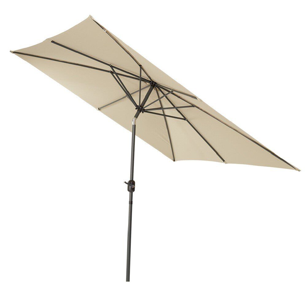 Parasol centré HAVANE taupe