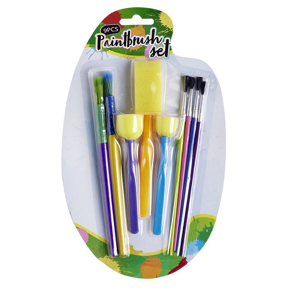 Set pinceau pour peinture 9 pièces