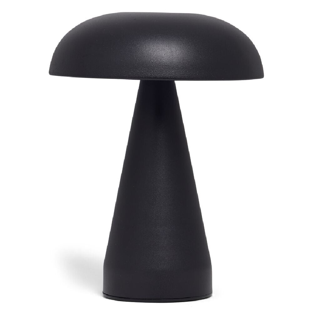 Lampe Suzie tactile métal et plastique noir 3 teintes Ø15,5x20,5cm