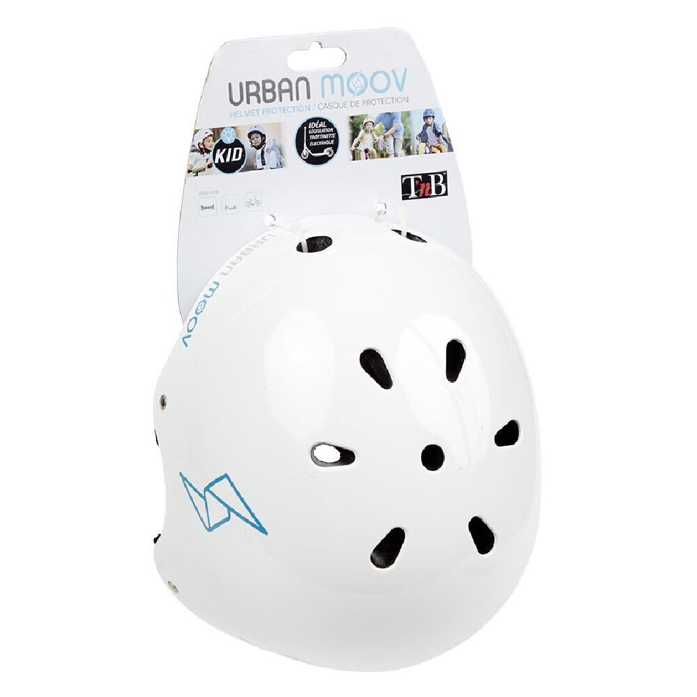 Casque de protection URBAN MOOV blanc taille S trottinette et vélo