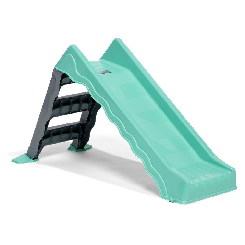 Toboggan enfant 3 marches vert 126x59xH71cm