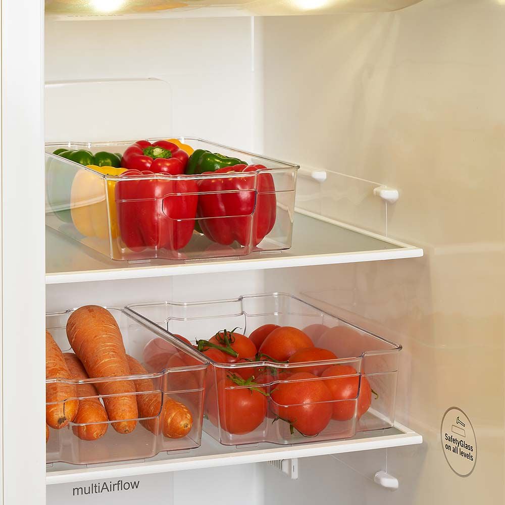 Boîte de rangement transparente pour réfrigérateur x3