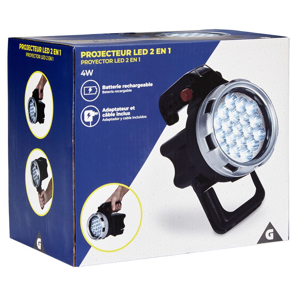 Projecteur LED rechargeable 170LM