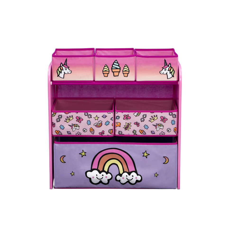 Meuble de rangement enfant motif licorne