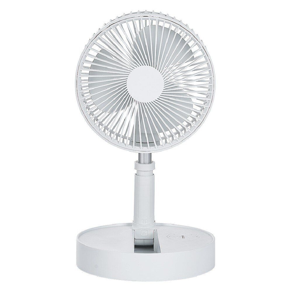 Ventilateur télescopique nomade blanc