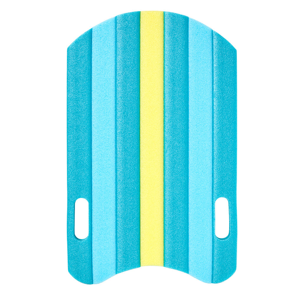 Planche de natation polyester bleu jaune