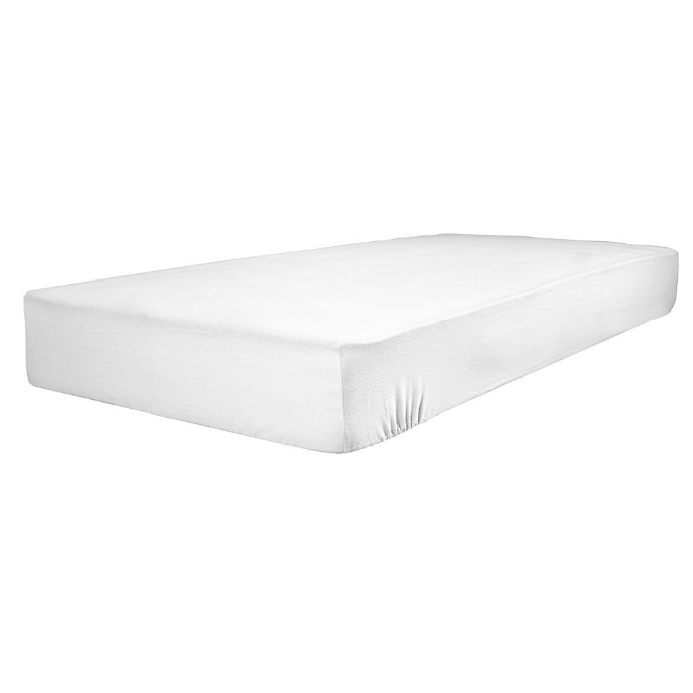 Protège matelas 140x190cm molleton blanc