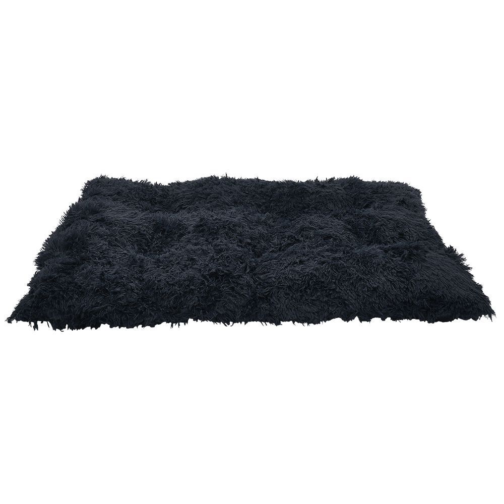 Coussin XL polaire noir pour chien L100xl60xH8cm