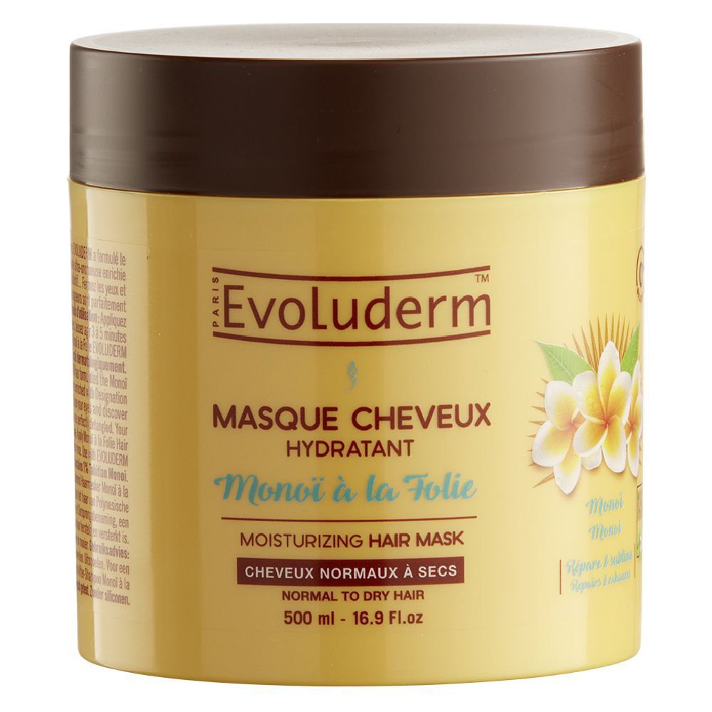 Masque cheveux Evoluderm monoï 500 ml