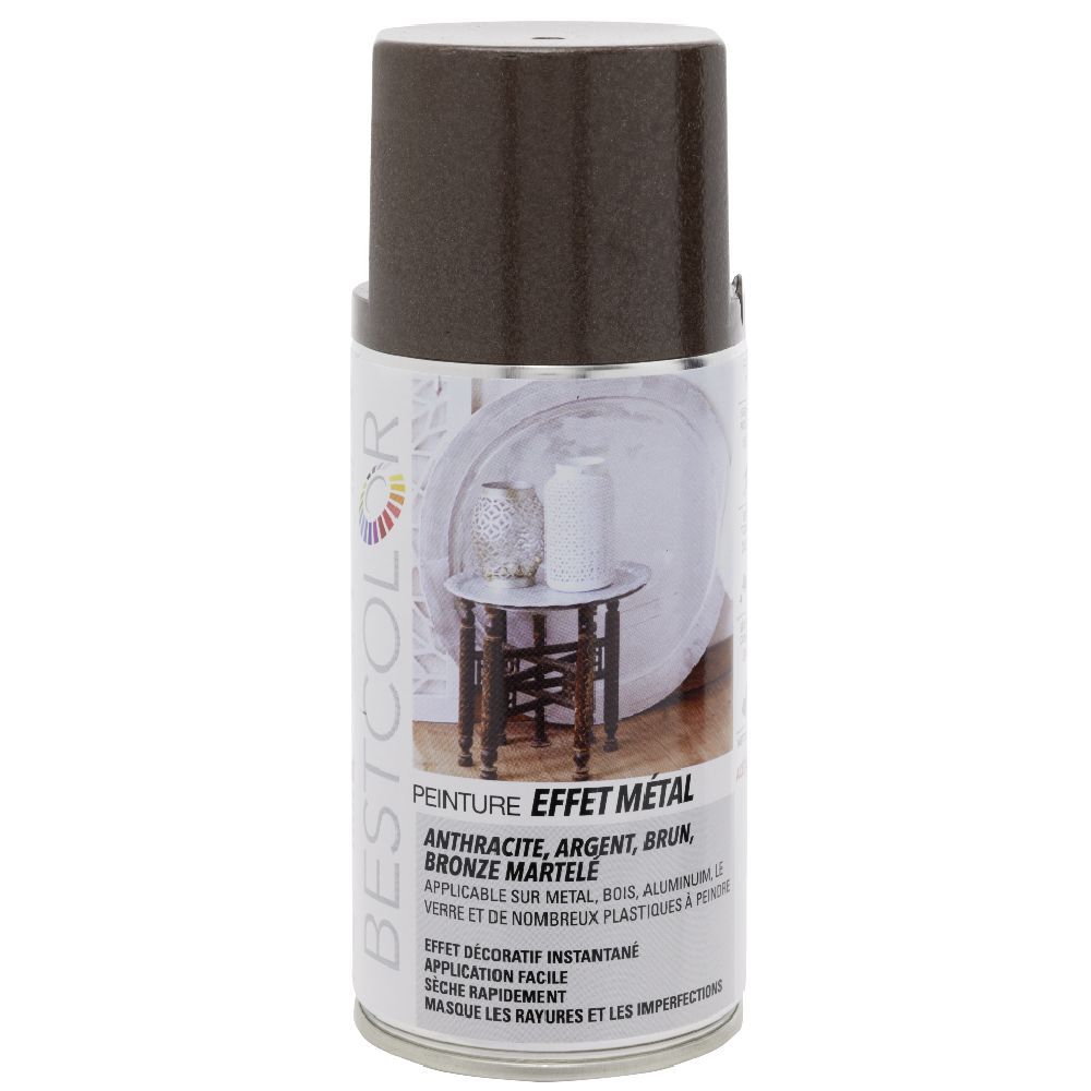 Peinture aérosol effet métal Brun martelé 300 ml