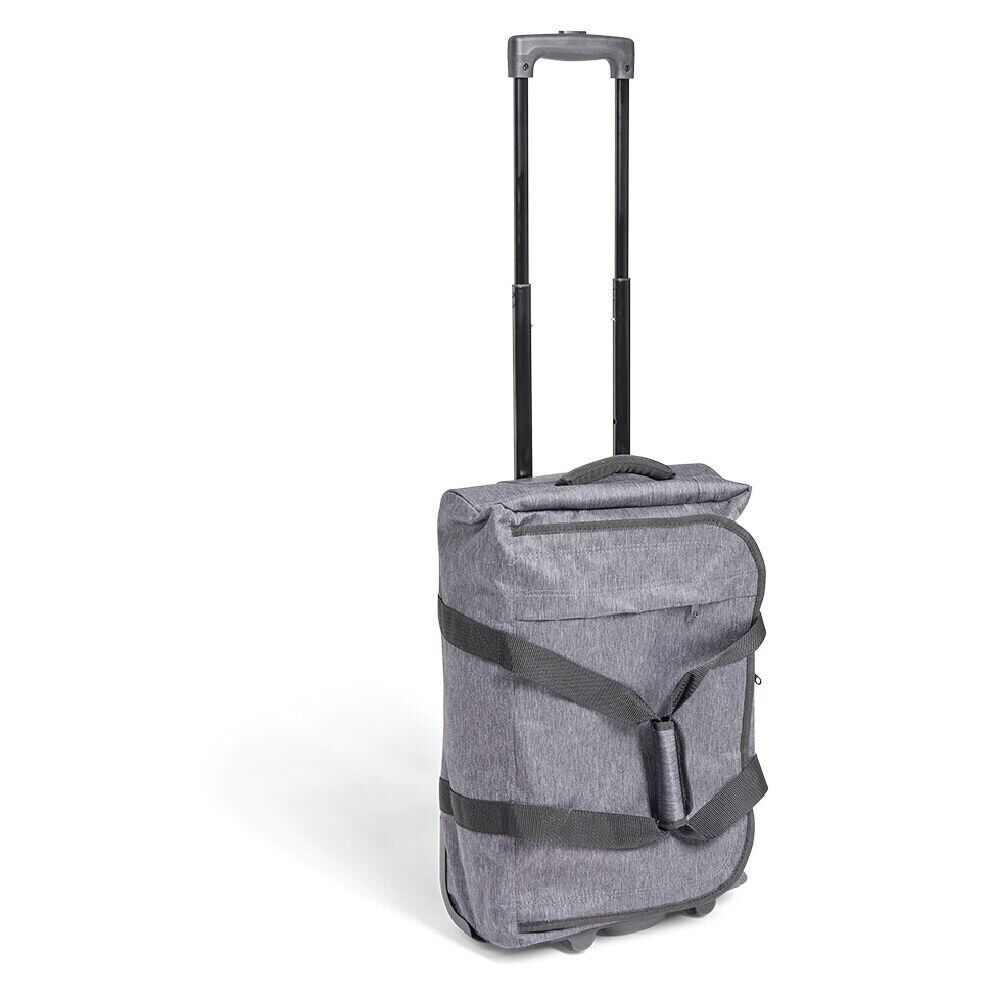 Sac de voyage cabine trolley à roulettes gris 33L