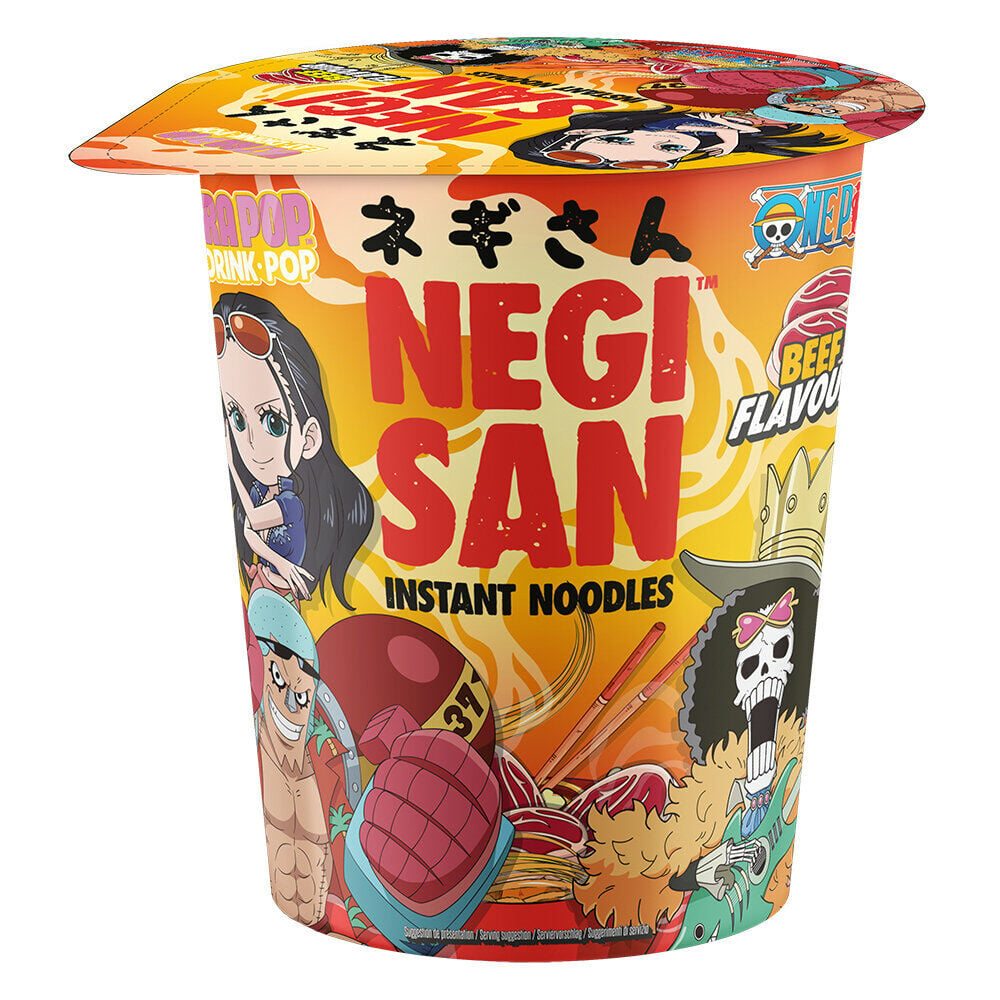 Nouilles instantanées Negisan goût boeuf One Piece 65g