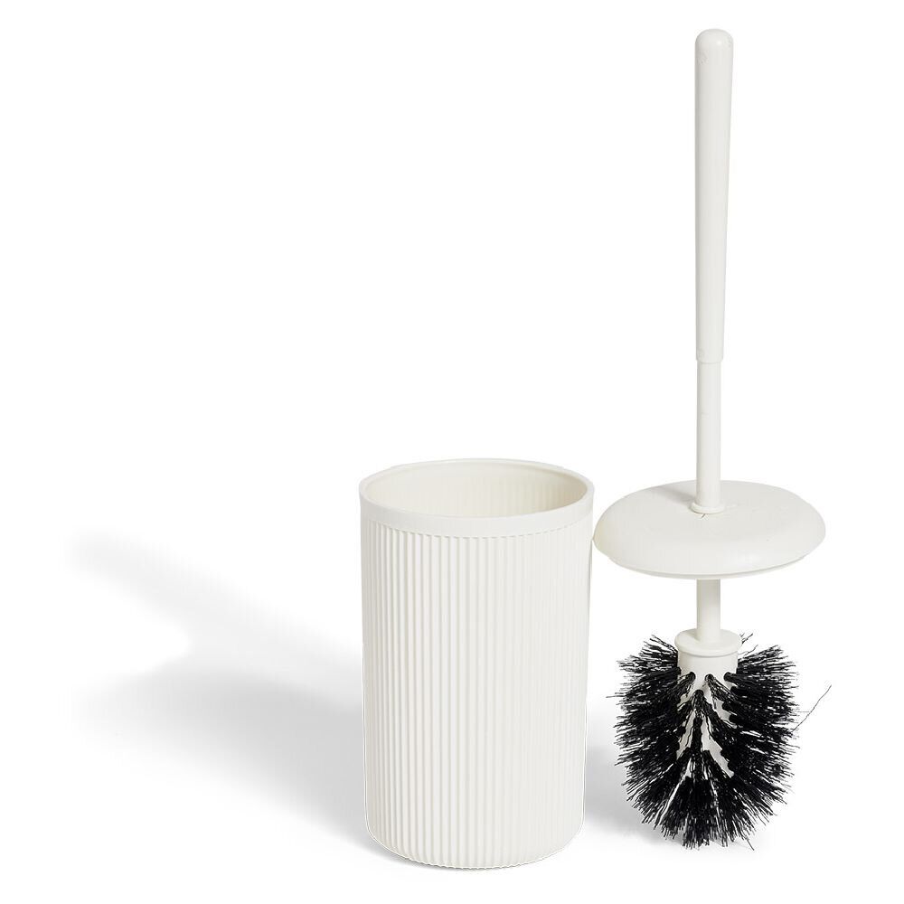 Brosse WC grise ou beige Ø9,5xH34cm