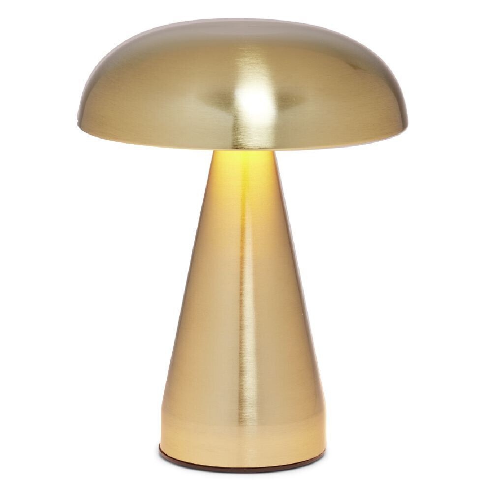 Lampe Suzie tactile métal et plastique doré 3 teintes Ø15,5x20,5cm