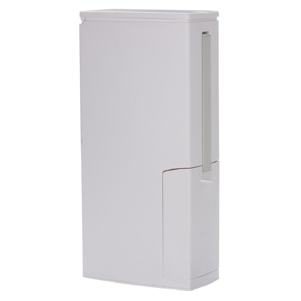 Poubelle brosse WC blanche