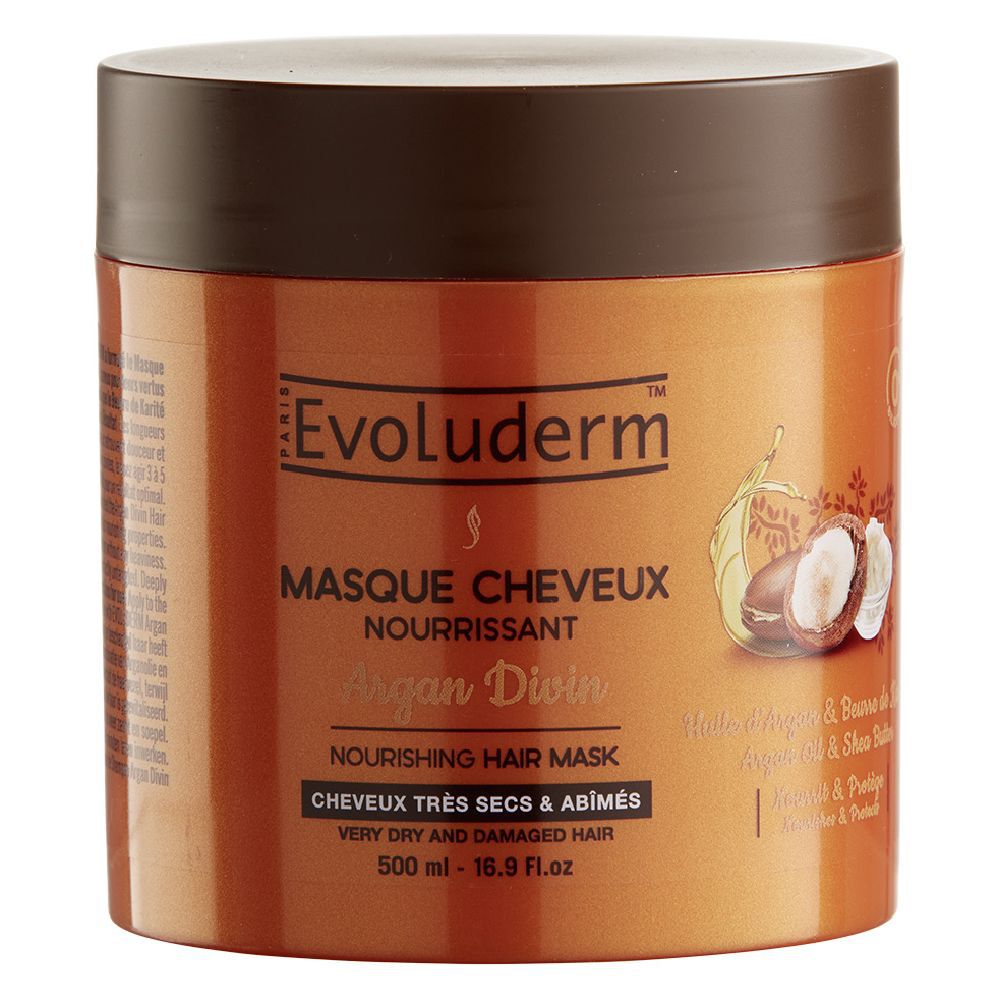 Masque cheveux Evoluderm argan divin 500 ml