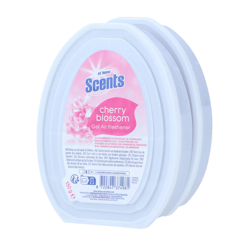 Désodorisant gel senteur fleurs de cerisier 150g x2