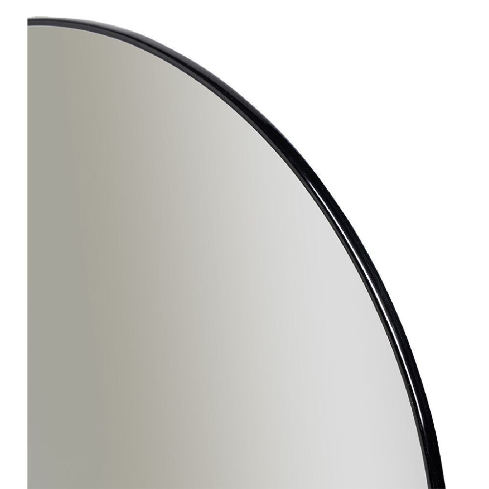 Miroir 60x40cm arche verre et métal noir