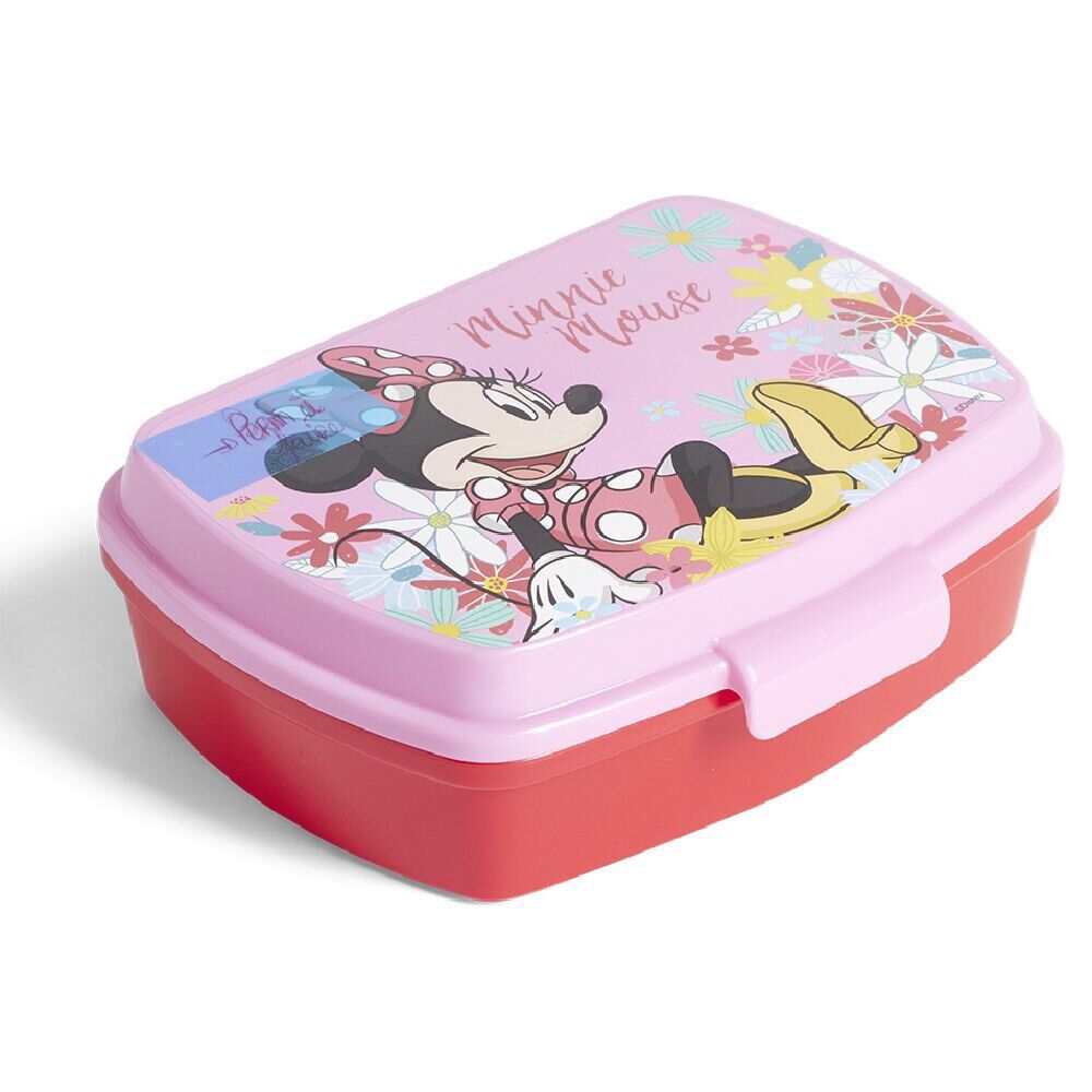 Boîte à sandwich Minnie Mouse plastique 14x17x5,6cm