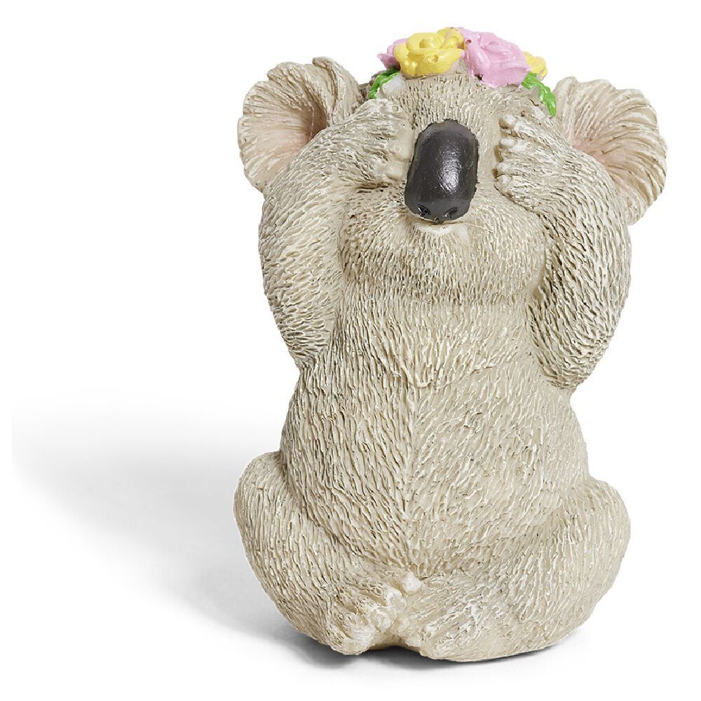 Koala décoratif plastique gris - 3 modèles