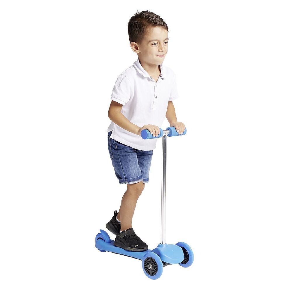 Trottinette à 3 roues pour enfant avec poignées en mousse - 3 coloris