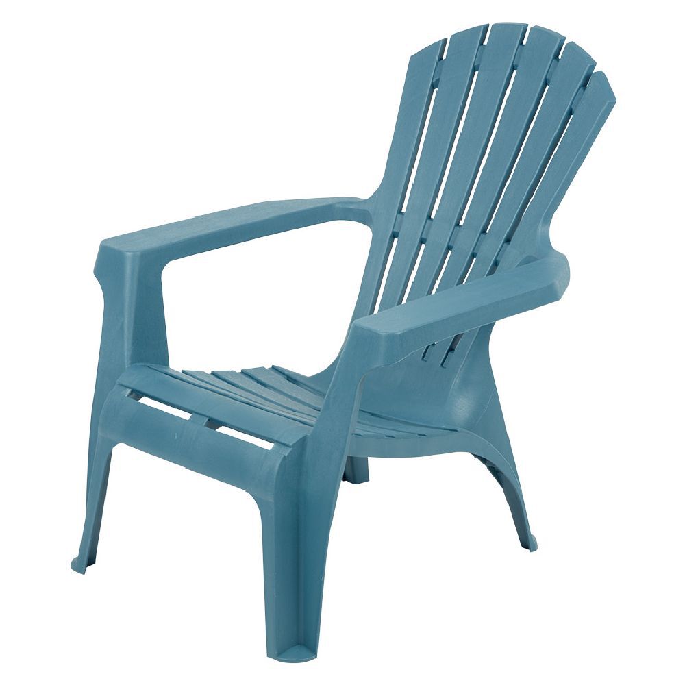 Fauteuil de jardin Relax plastique bleu 86x75xH86cm