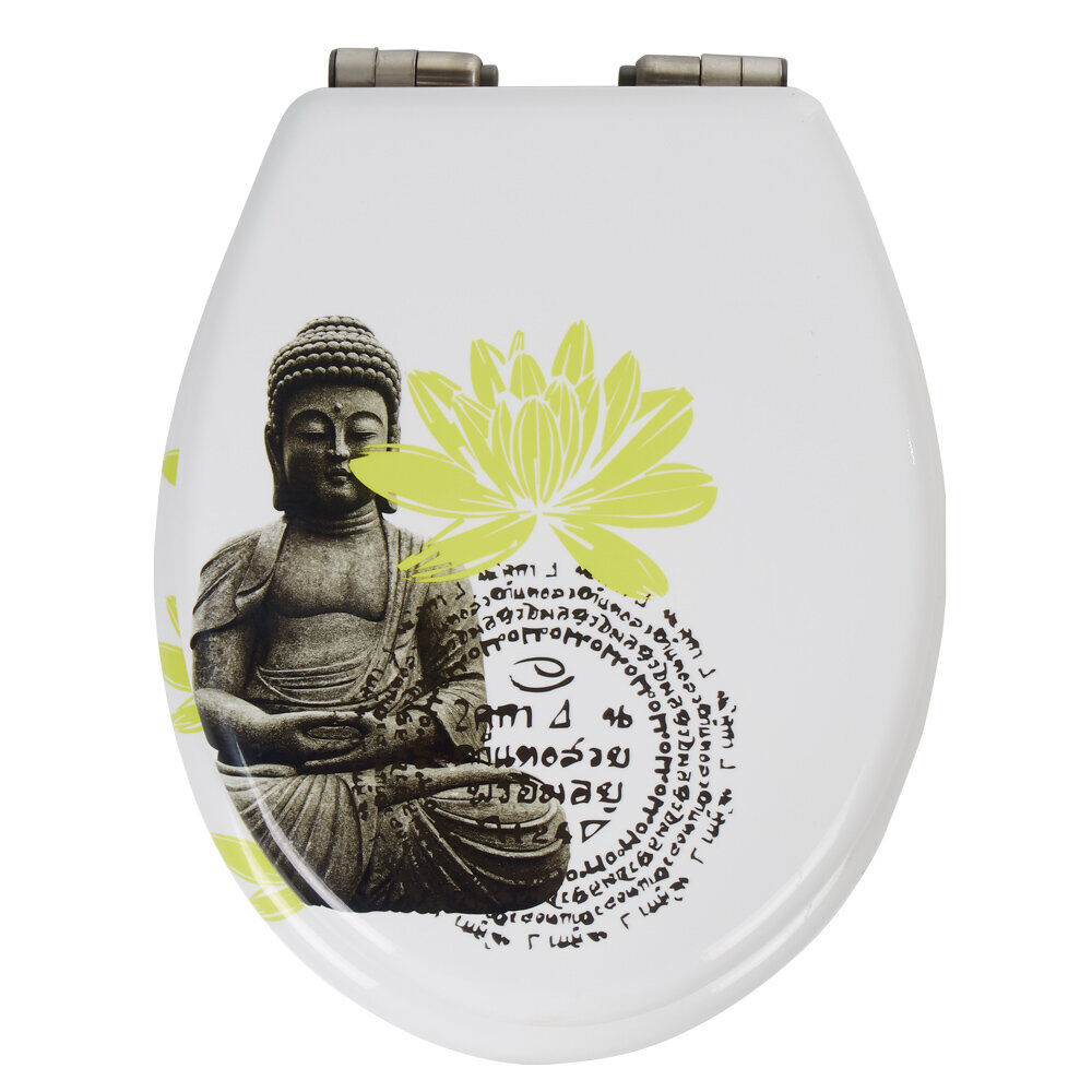 Abattant WC motif Bouddha design zen