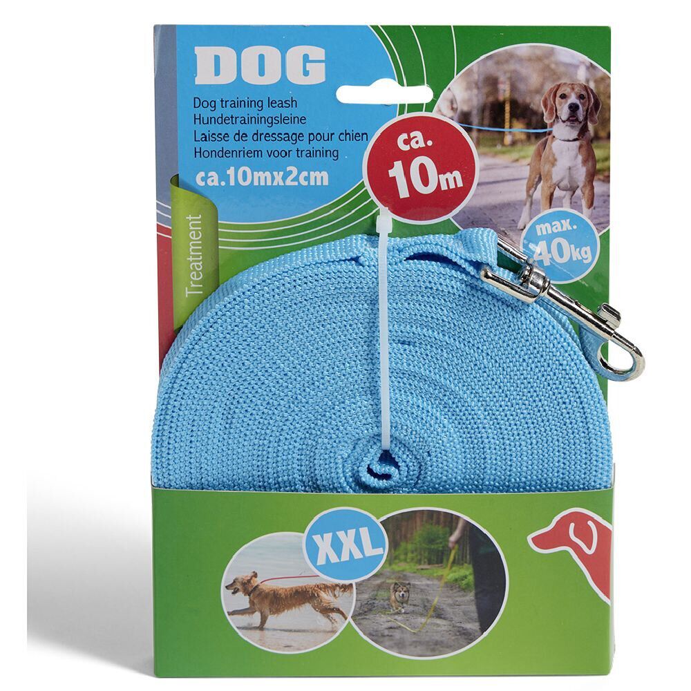 Laisse pour chien XXL 10m polyester - 3 coloris