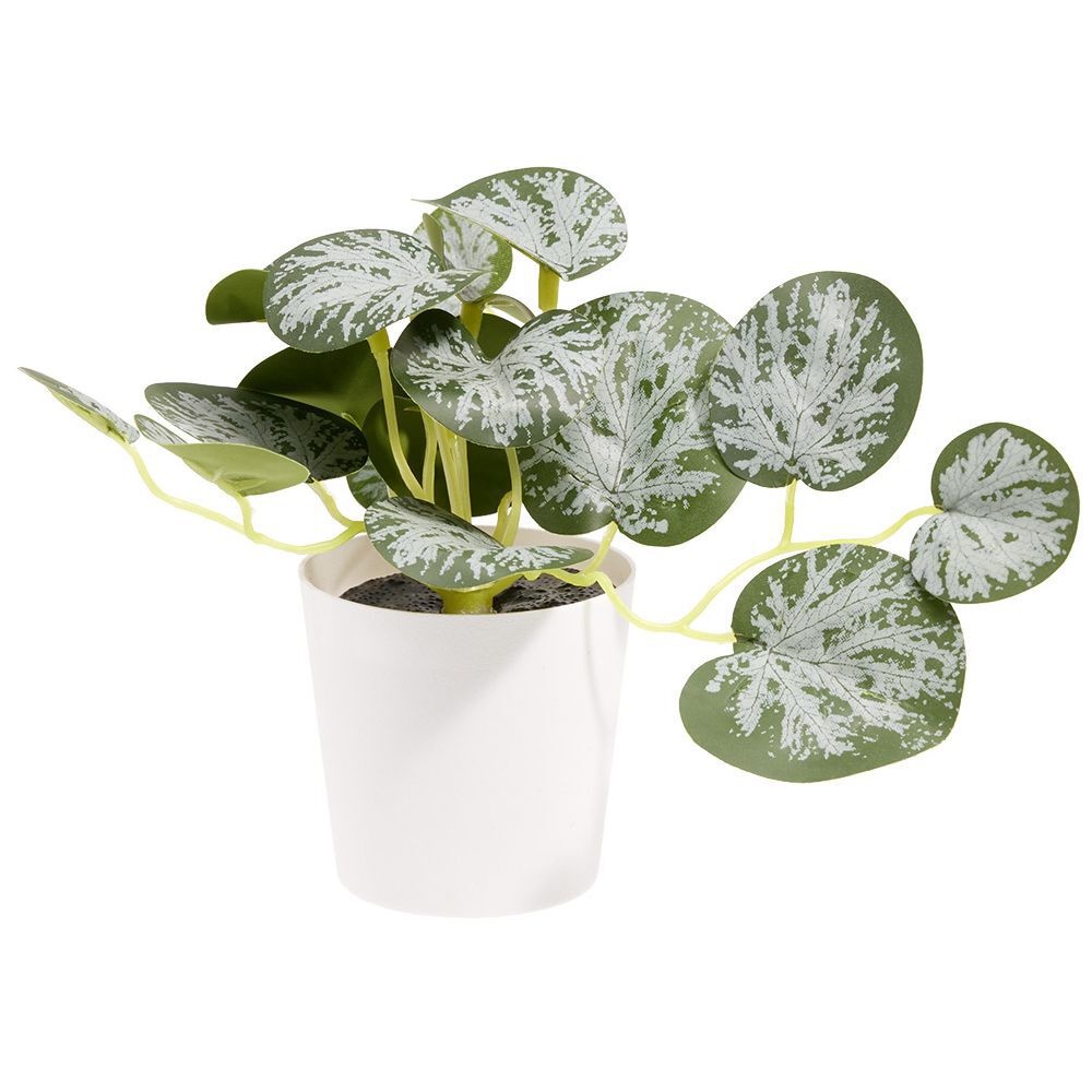 Plante artificielle verte dans pot Ø6xH13cm