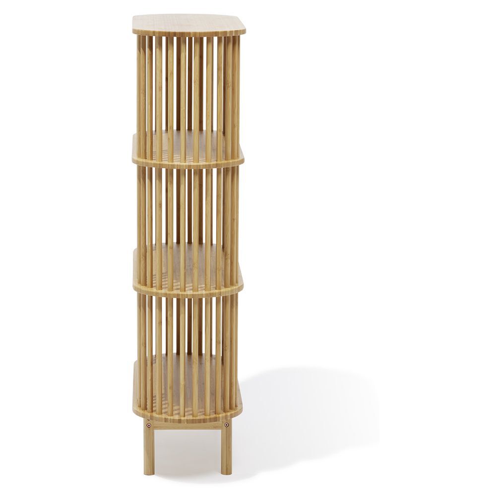 Étagère Gaïa bambou naturel - L80xP30xH120 cm