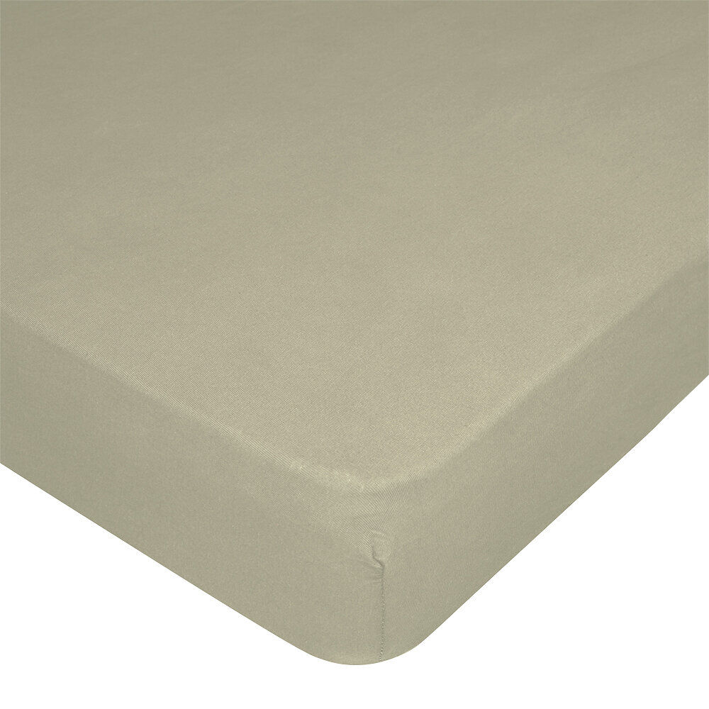 Drap housse jersey 140x190cm 2 personnes - 3 coloris